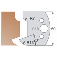 Нож Dimar МУЛЬТИСИСТЕМА HSS фристайл R7;13 50x20x4 3301850