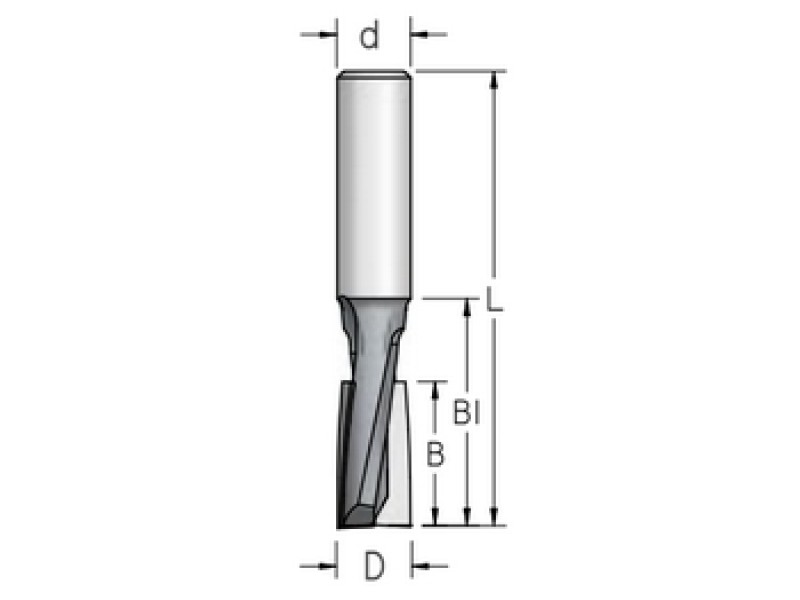 Фреза спиральная чистовая D16 B32 Z3 хвостовик 16 WPW US35161