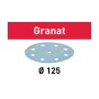 Материал шлифовальный Festool Granat P800, компл. из 50 шт. STF D125/90 P 800 GR 50X