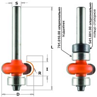 Фреза для боковых полукруглых пазов D=20,7 I=8,0 S=6,0 R=4,00 CMT 762.040.11