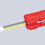Стриппер для плоского, круглого и водостойкого монтажного кабелей, 0.8/1.5/2.5 мм², длина 125 мм, SB Knipex KN-1664125SB