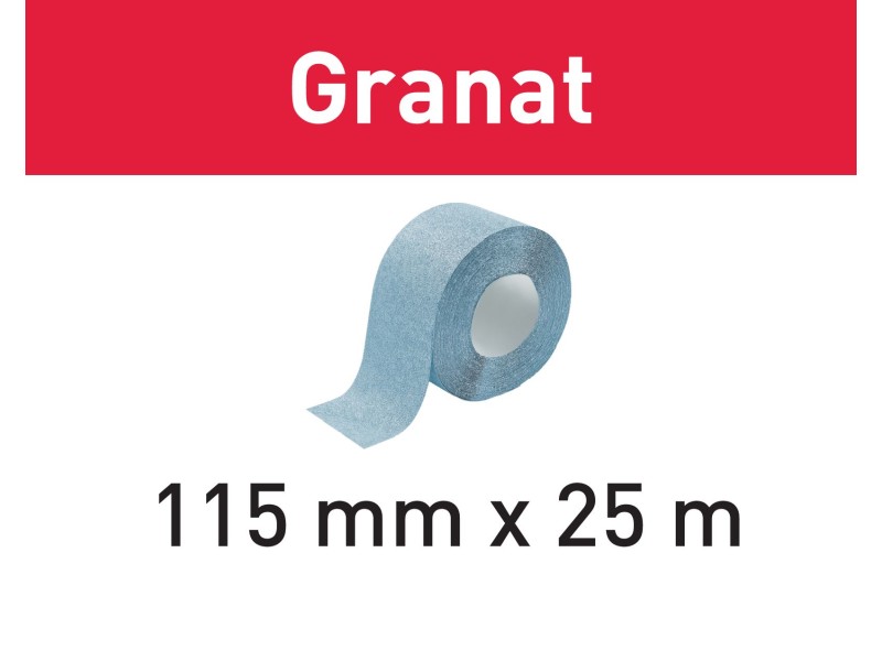 Шлифовальный материал Festool Granat P40. рулон 25 м 115x25m P40 GR