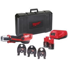 Аккумуляторный гидравлический инструмент для обжимки труб Milwaukee M12 HPT-202C M-KIT