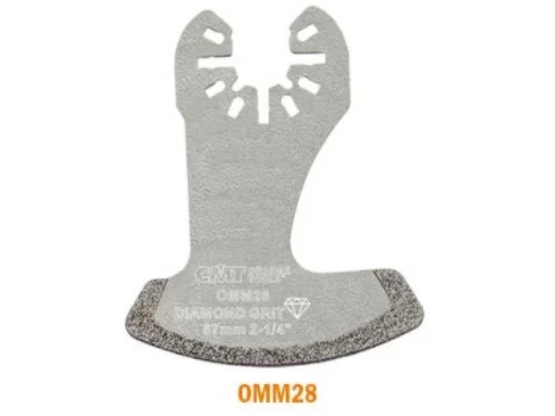 Сегментное пильное полотно с алмазным напылением 57 мм, соединение: OQIS, (25 штук) CMT OMM28-X25