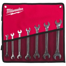 Ключи рожковые Milwaukee набор 7 ед. DOUBLE OPEN END SPANNER SET