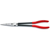Плоскогубцы монтажные юстировочные, для труднодоступных мест, 280 мм, фосфатированные, обливные ручки Knipex KN-2871280