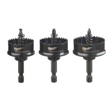 Набор кольцевых пил Milwaukee Shockwave Impact 22 / 29 / 35 мм