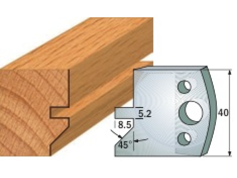 Комплект из 2-х ножей 40x4 SP CMT 690.084