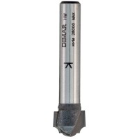 Фреза Dimar 1310015 псевдофиленка классика R2,5 врезная D12,7x10,5 L51 хвостовик 8