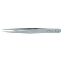 Пинцет универсальный, нерж, 125 мм, гладкие прямые игловидные губки Knipex KN-922207