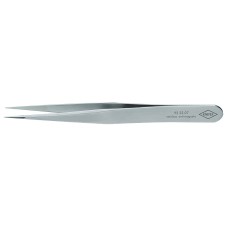Пинцет универсальный, нерж, 125 мм, гладкие прямые игловидные губки Knipex KN-922207