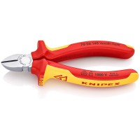 Бокорезы VDE, 140 мм, хром, 2-комп диэлектрические ручки Knipex KN-7006140