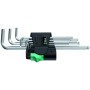 950/7 PKL Hex-Plus Magnet 1 Набор Г-образных ключей, хром, с шаром, магнит, 7 пр., 1.5/2/2.5/3/4/5/6 мм Wera WE-022101