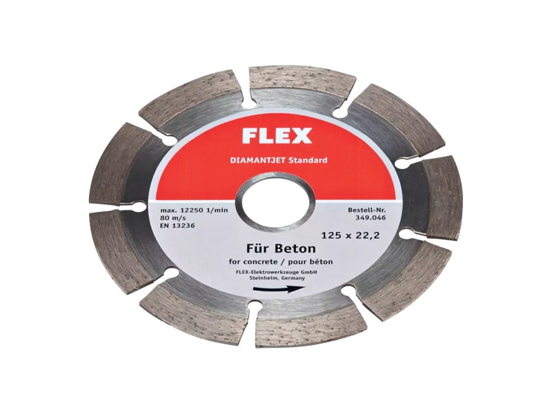 Алмазный отрезной диск по бетону Flex DIAMANTJET standart 230мм, 349054