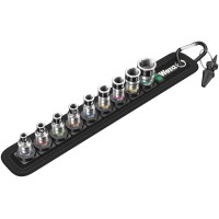 Belt A 1 Zyklop Набор торцевых головок с фиксацией + извлекатель гаек, 1/4", 10 пр., 4/4.5/5/5.5/6/7/8/10/13 мм Wera WE-003880