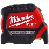 Рулетка Milwaukee Magnetic Tape Premium 5 м/16 дюймов Рулетка Milwaukee Magnetic Tape Premium 5 м/16 дюймов
