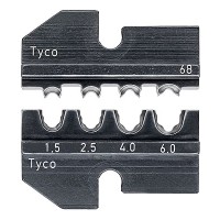 Плашка опрессовочная: штекеры Solar (Tyco), 1.5-6.0 мм², 4 гнезда Knipex KN-974968