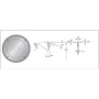 Пила тонкий пропил D250x30x2.3 Z80 торцевой рез Dimar 90131606