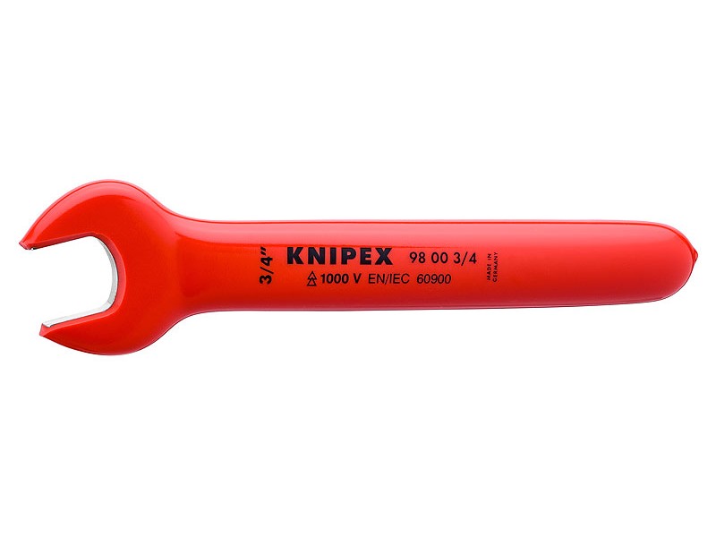Ключ гаечный рожковый VDE, 3/4", длина 191 мм, диэлектрический Knipex KN-98003_4