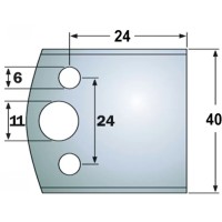 Комплект из 2-х ножей 40x4 SP CMT 690.192