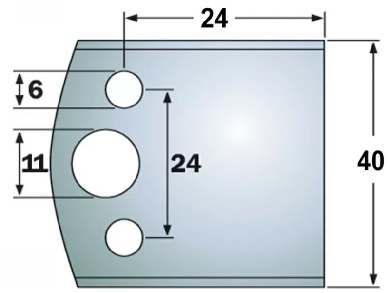 Комплект из 2-х ножей 40x4 SP CMT 690.192