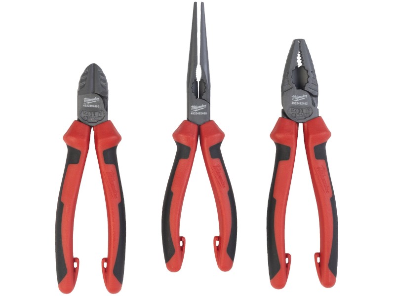 Набор инструмента шарнирно-губцевого набор 3 ед Milwaukee 3 PC PLIER SET