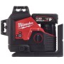 Аккумуляторный мультилинейный лазерный нивелир Milwaukee M12 3PL-401C (Li-Ion 4 Ач)