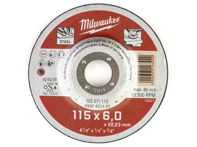 Шлифовальный диск Milwaukee по металлу SG 27 4932451481
