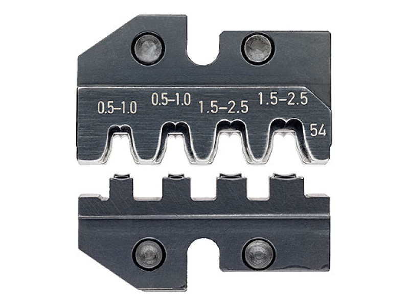 Плашка опрессовочная: Junior Power Timer/ контакты типа "розетка" 18.8 мм, 0.5-2.5 мм², 4 гнезда Knipex KN-974954