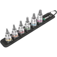Belt C 3 TORX HF Zyklop Набор головок торцевых с вставкой-битой, с фиксацией, 1/2", 6 пр., TX 25/30/40/45/50/55 x 60 мм Wera WE-003997
