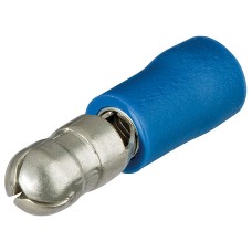 Штекеры круглые, изолированные, синие, Ø 5 мм, 1.5-2.5 мм², 100 шт Knipex KN-9799151