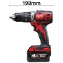 Аккумуляторная ударная дрель - шуруповерт Milwaukee M18 BPD-402C