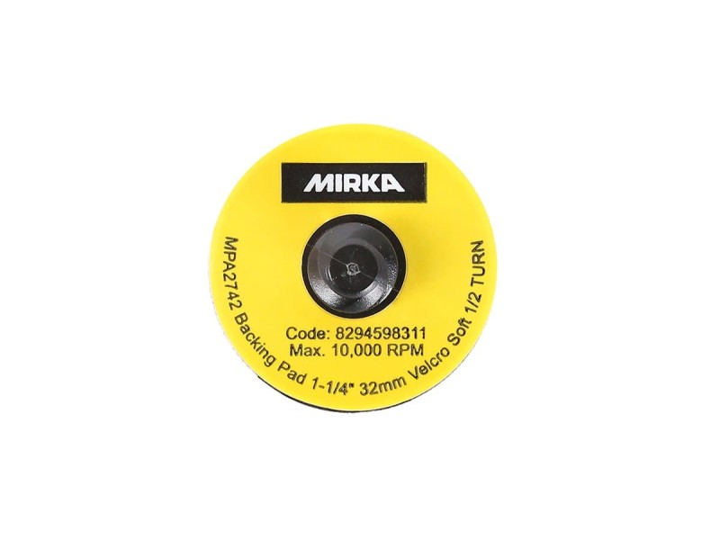 Шлифовальная подошва Mirka 32 мм QUICK LOCK. липучка. мягкая (10 шт в уп)