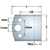 Комплект из 2−х бланкет 50x4 SP CMT 690.599