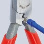 Плоскогубцы электрика для монтажа проводов, 160 мм, хром, 2-комп ручки Knipex KN-1305160