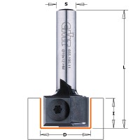 Прямая пазовая фреза со сменными ножами HM Z2 S=8 D=19x12 RH CMT 655.190.11