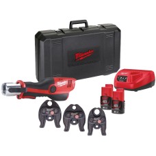 Аккумуляторный гидравлический инструмент для обжимки труб Milwaukee M12 HPT-202C U-KIT