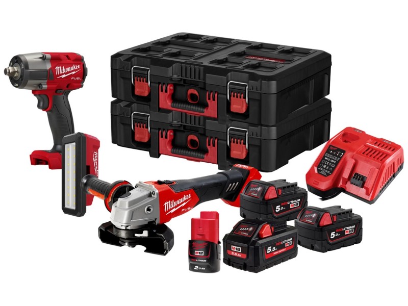 Набор инструментов Milwaukee M18 FUEL FPP3T2-554P