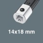 Click-Torque XP 4 Ключ динамометрический, предустановлен 20 Нм, для насадок 14x18 мм, 20-250 Нм, 457 мм, левая/правая резьба Wera WE-075673