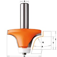 Фреза фасочная для искусственного камня D=50,8 I=25,4 S=12,0 R=12,70 CMT 966.601.11