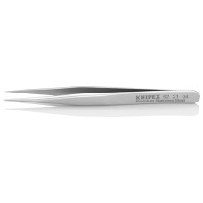 Минипинцет прецизионный, нерж, 90 мм, гладкие прямые игловидные губки Knipex KN-922104