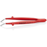 Пинцет универсальный VDE, нерж, 142 мм, зазубренные тупые губки 30° Knipex KN-924701