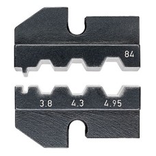 Плашка опрессовочная: штекеры для оптоволокна, Huber/Suhner, Ø 4.5 / 5.2 / 6.0 мм, 3 гнезда Knipex KN-974984