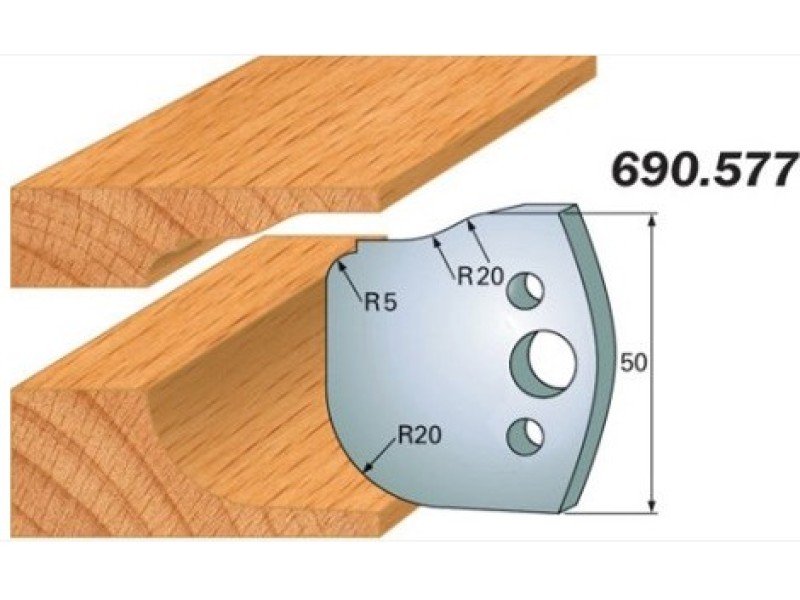Комплект из 2-х ножей 50x4 SP CMT 690.577
