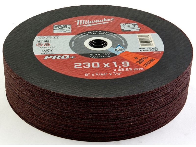 Отрезной диск Milwaukee по металлу SCS 41 / 230 X 1.9 X 22.2 мм