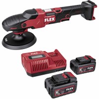 Аккумуляторная полировальная машина с ротационным движением Flex PE 150 18-EC Set