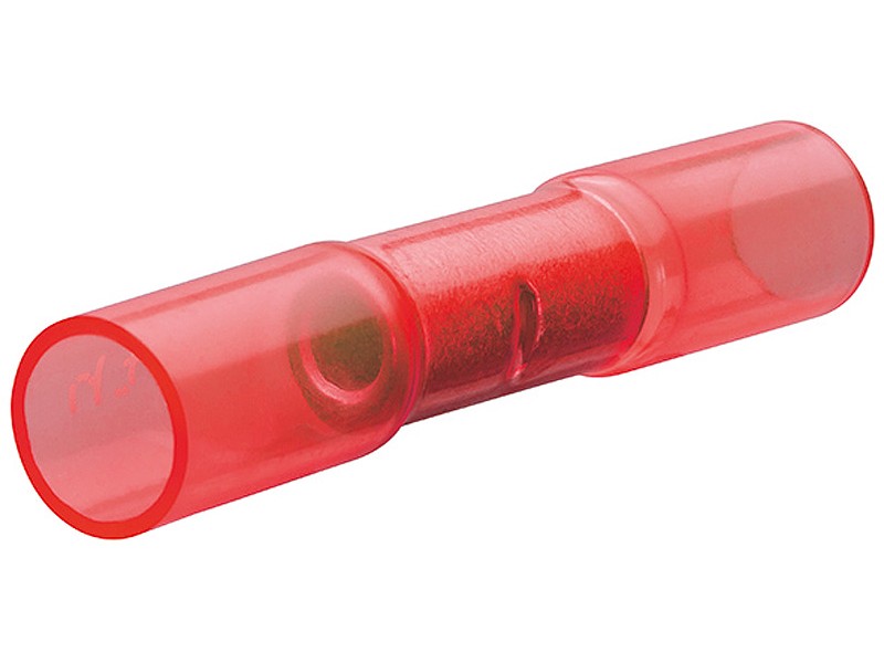 Соединители встык с термоусадочной изоляцией, красные, 0.75-1.0 мм², 100 шт Knipex KN-9799250
