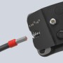 Пресс-клещи для контактных гильз DIN 46228 1+4, обжим: квадрат, торцевые, 1 гнездо, 0.08-10 + 16 мм², 2 х 6 мм², длина 190 мм, SB Knipex KN-975309SB