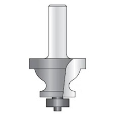 Фреза карниз барокко R4 со ступенью D40x27 L76 хвостовик 12 Dimar 1560539