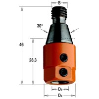 Патрон для присадочного станка S=M10/30 D=10 RH CMT 303.000.01